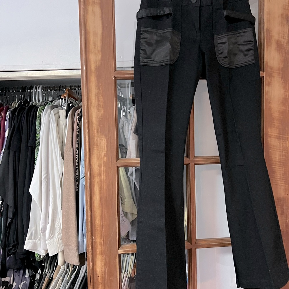 Calvin Klein  black denim slacks